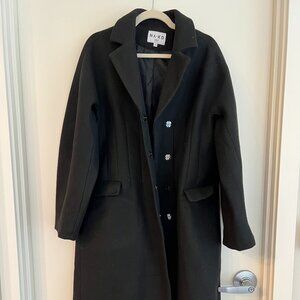 NA-KD Women's Black Coat